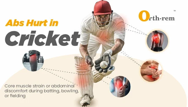 Abs Hurt in Cricket
