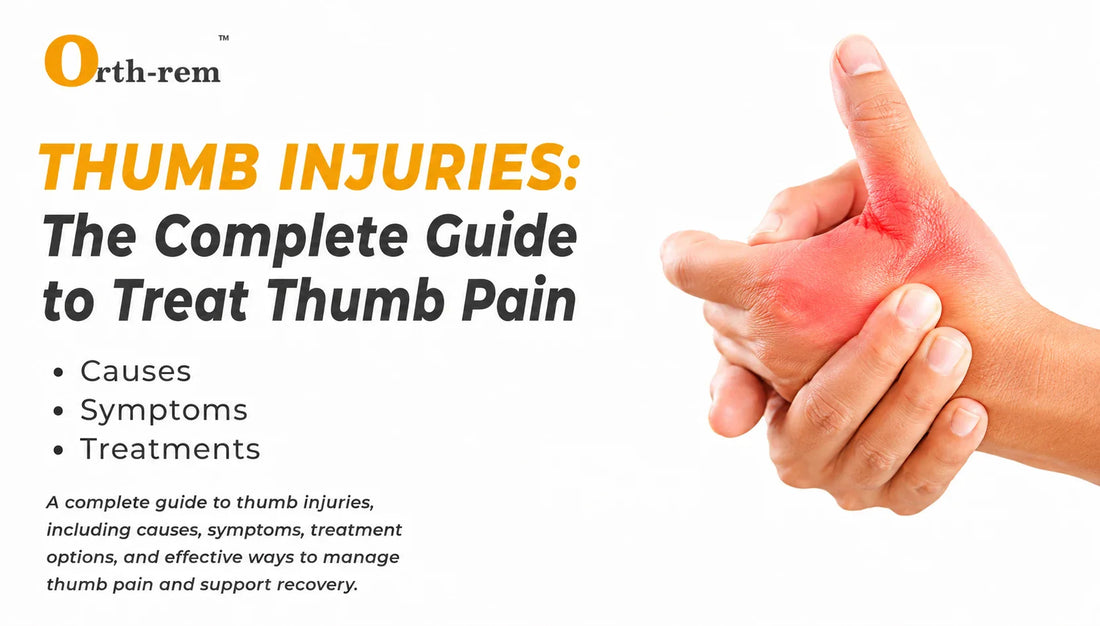 Thumb Injuries: The Complete Guide to Treat Thumb Pain