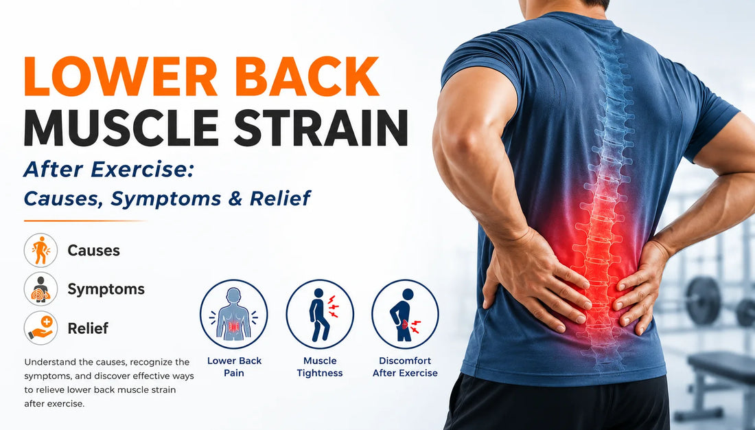 Lower back muscle strain after exercise symptoms and relief
