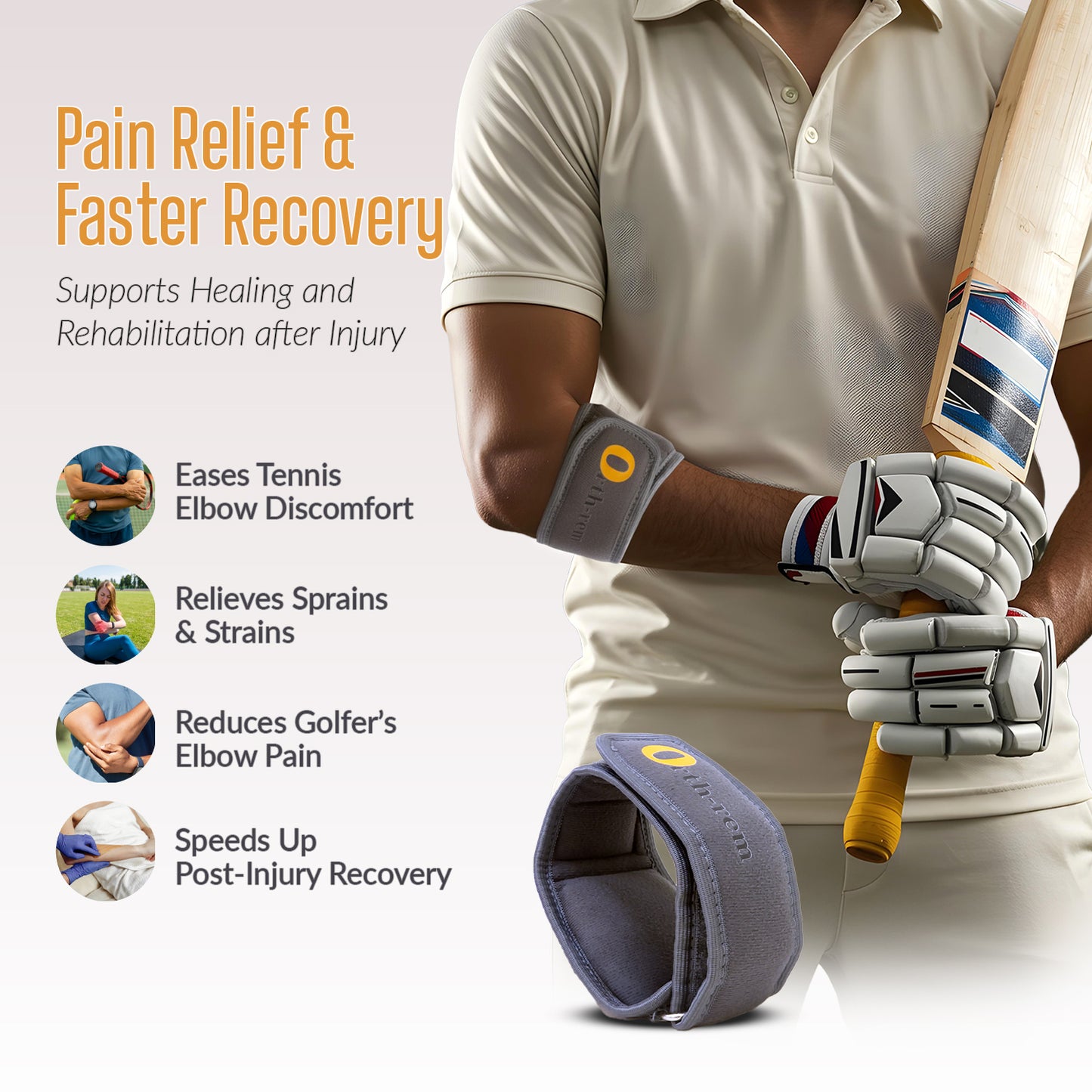 Tennis Elbow Support for Men & Women - Pair