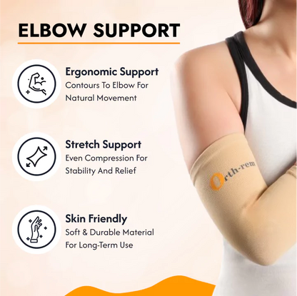 Elbow Support Brace for Men & Women (Pair)