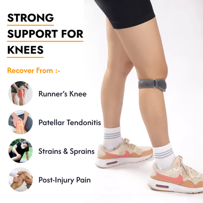 Patella Stabilizer Knee Support Brace Strap (Pair)